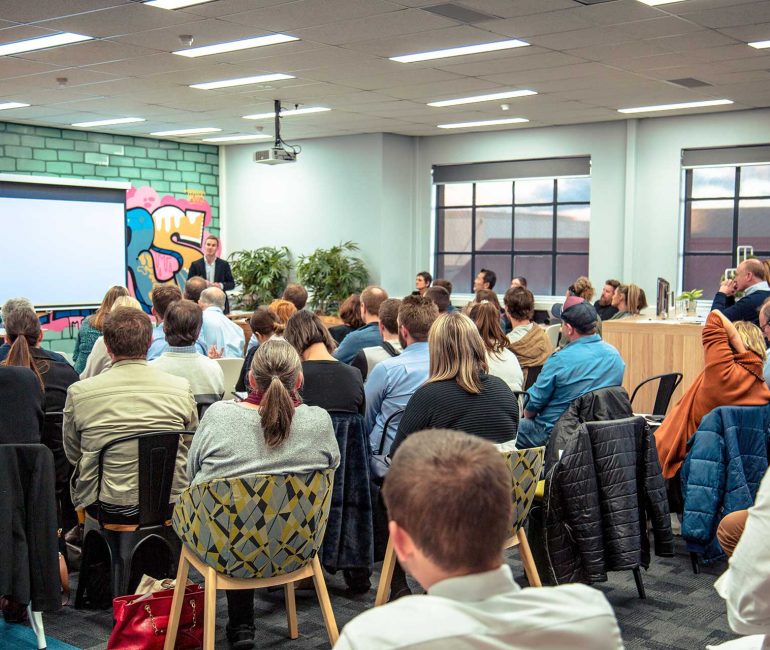 Public Presentation Space | Upstairs Startups Co-working Space, Bathurst, Australia